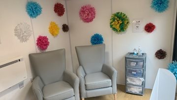 Renovating the visiting pod at Stockport care home
